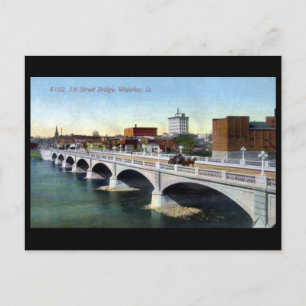 Postal antigua - Waterloo, Iowa, Estados Unidos