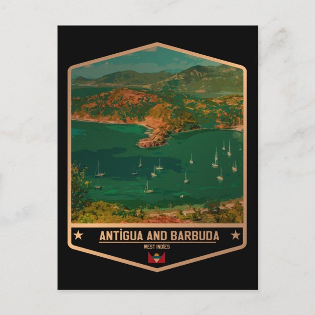 Postal Antigua y Barbuda (Anverso)
