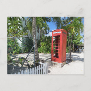 Postal Antigua y Barbuda - Caja de teléfono roja