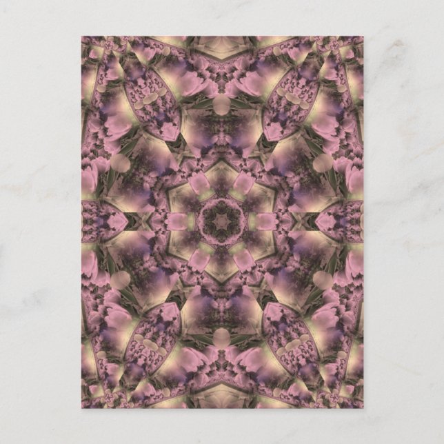 Postal Antigüedad rosada victoriana (Anverso)