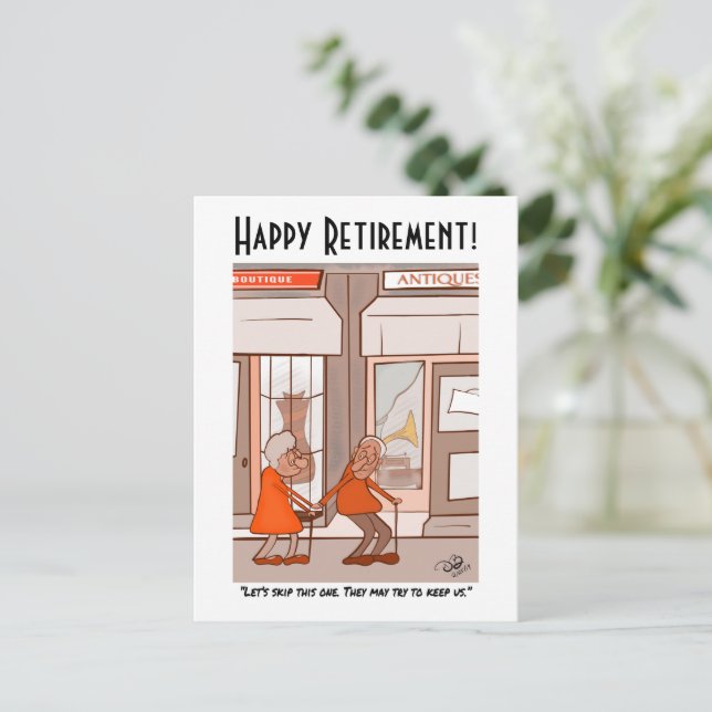 Postal Antigüedades (Anverso de pie)