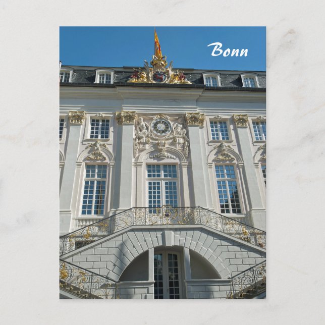Postal Antiguo Ayuntamiento en Bonn (Anverso)