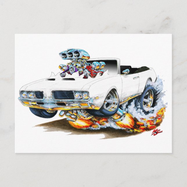 Postal Antiguo Cáncer De Casas Blancas De 1969 (Anverso)