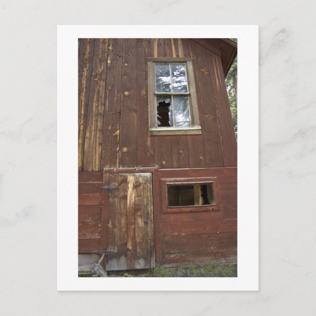 Postal antiguo edificio minero neosho (Anverso)