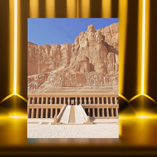 Postal Antiguo faraón de Egipto Templo deir el bahri Dina