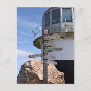 Postal Antiguo faro de Cape Point, Sudáfrica