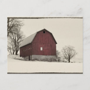 Postal antiguo granero