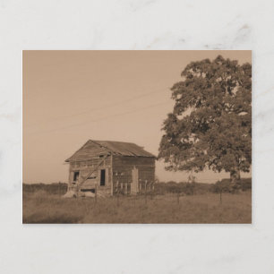 Postal Antiguo granero rústico