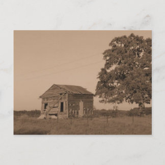 Postal Antiguo granero rústico