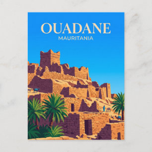 Postal Antiguo Ksar de Ouadane Mauritania