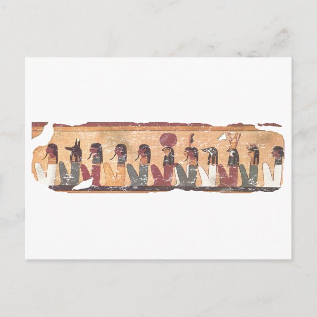 Postal Antiguo libro egipcio del juicio muerto (Anverso)