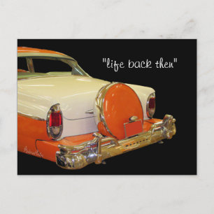 Postal Antiguo Merc Car Postcard-personalizar