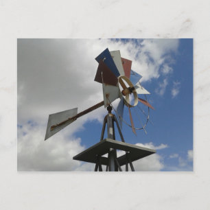 Postal Antiguo molino de viento