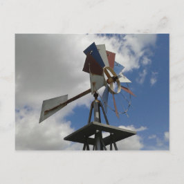 Postal Antiguo molino de viento