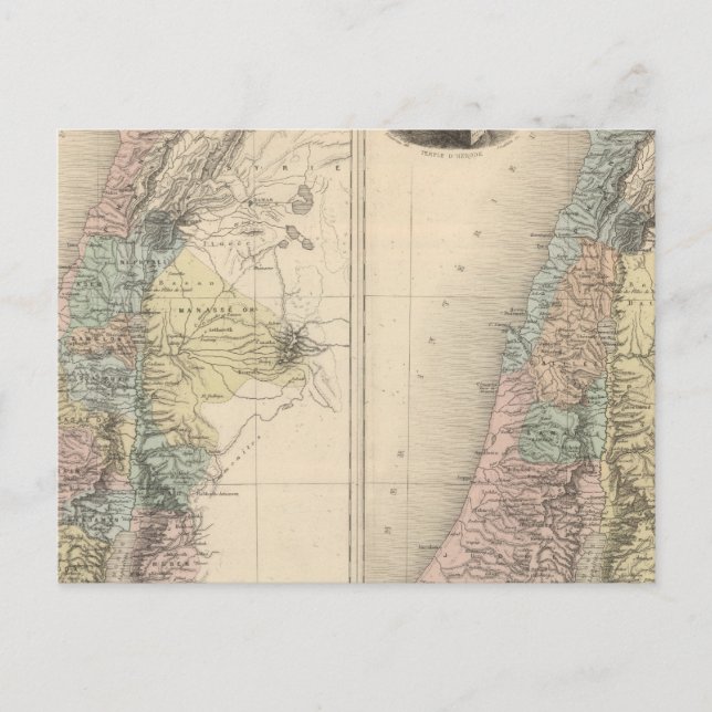 Postal Antiguo pueblo palestino (Anverso)