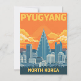 Postal Antiguo Ryugyong Hotel Pyongyang Corea del Norte
