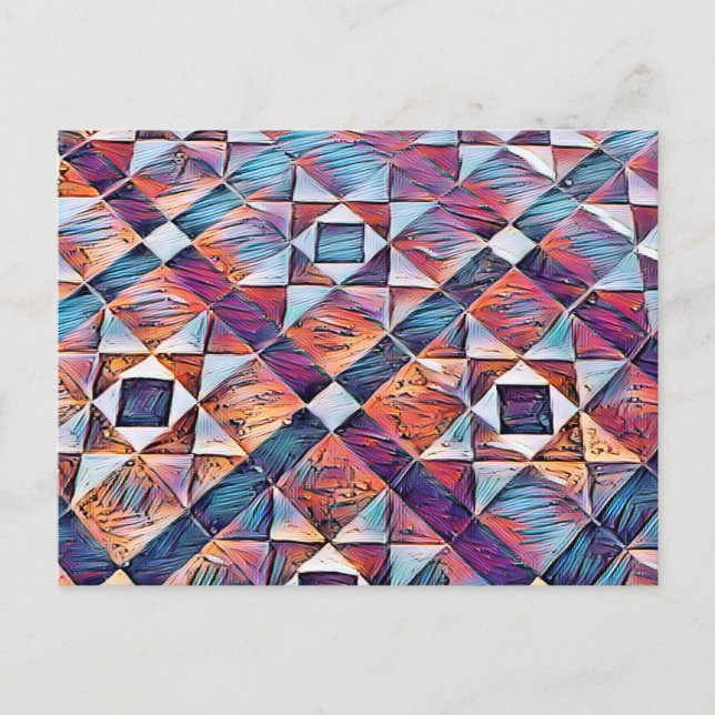 POSTAL ANTIGUO SUELO DE BALDOSAS DE INGLATERRA (Anverso)