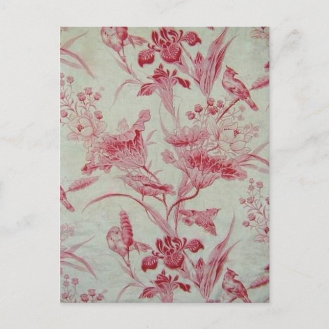 Postal Antiguo Toile Francés (Anverso)