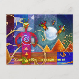 Postal Antiguos Ángeles Alienígenas Astro Ascendiendo