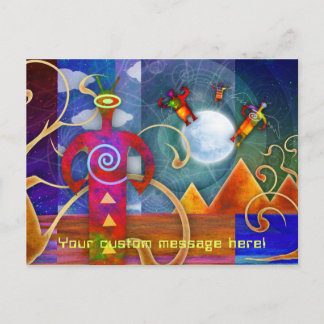 Postal Antiguos Ángeles Alienígenas Astro Ascendiendo
