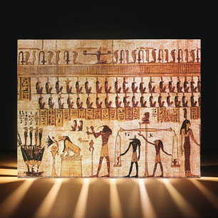 Postal Antiguos egipcios Corte de la Muerte Diosa Maat