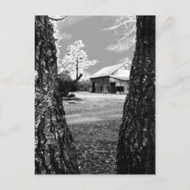 Postal Antiguos graneros rurales País Foto en blanco y ne