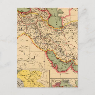 Postal Antiguos imperios mundiales de persas, macedonios