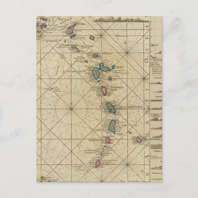 Postal Antillas, Islas Caimán (Anverso)