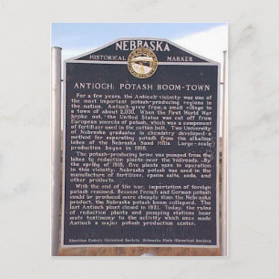 Postal Antioch, marcador histórico de Nebraska