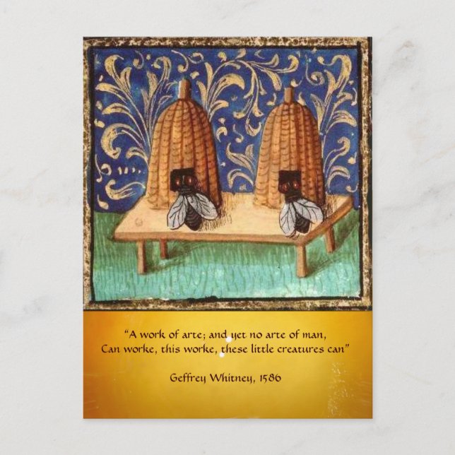 POSTAL ANTIQUE HONEY BEE BEEKEEPER, MANTENIMIENTO (Anverso)