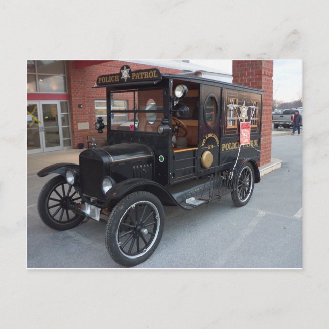 Postal Antique Paddy Wagon (Anverso)