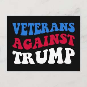 Postal AntiTrump - Veteranos contra Trump II