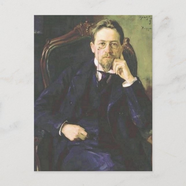 Postal Anton Chekhov 1898 (Anverso)