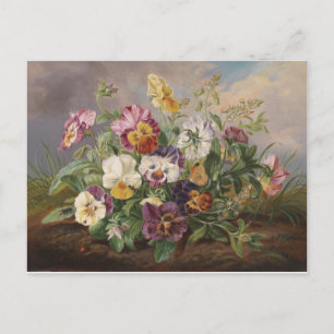 Postal Anton Mollis Vintage Pansy