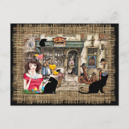 Postal Anton Pieck - Farmacia