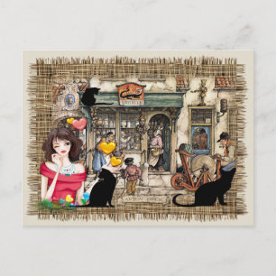 Postal Anton Pieck - Tienda de productos químicos