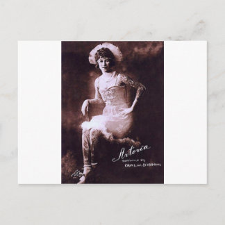 Postal Antonia la Dama del Tatuaje