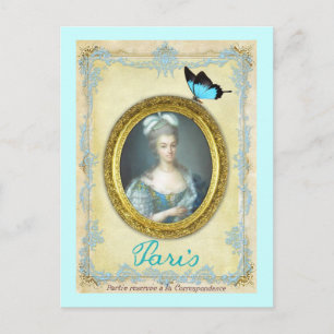 Postal Antoniette et Paris