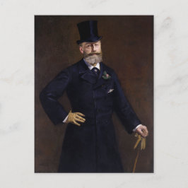 Postal Antonin Proust de Edouard Manet