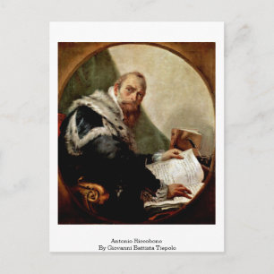 Postal Antonio Riccobono De Giovanni Battista Tiepolo