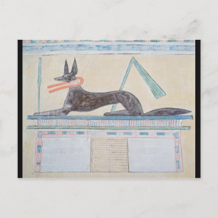 Postal Anubis, dios egipcio de los muertos