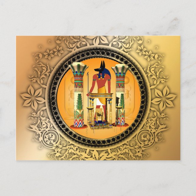 Postal Anubis, egipto (Anverso)