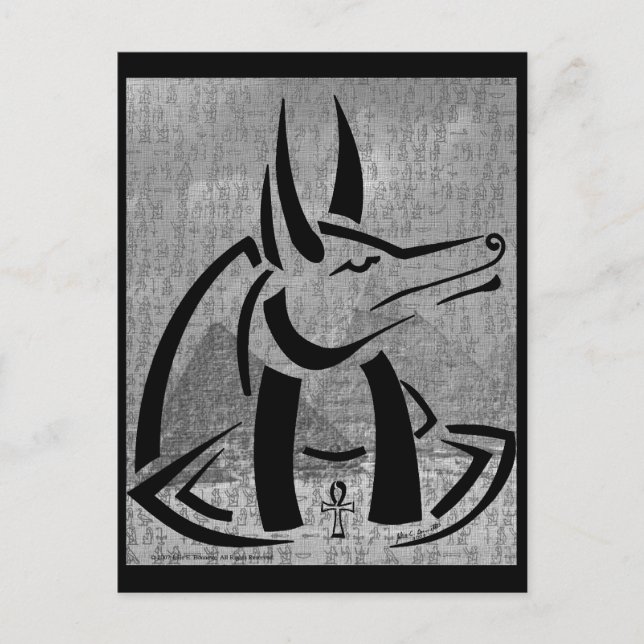 Postal Anubis Postcard (Anverso)