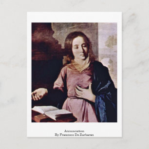 Postal Anuncia De Francisco De Zurbaran