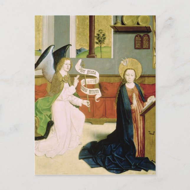 Postal Anunciación, c.1470-80 (Anverso)