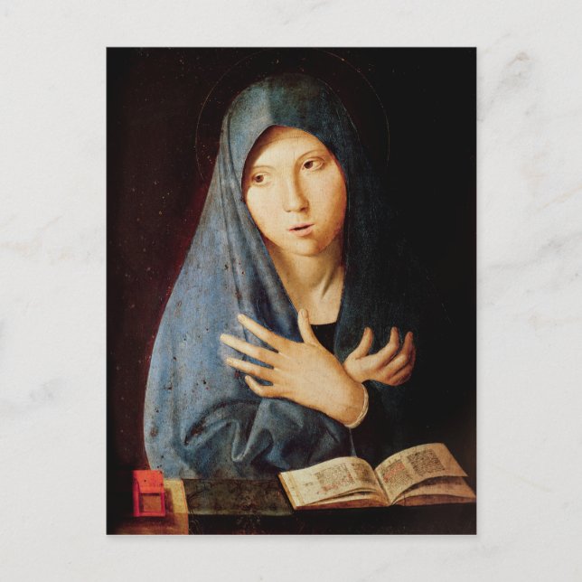 Postal Anunciación, c.1473-74 (Anverso)