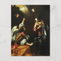 Anunciación de Artemisia Gentileschi Postcard