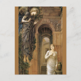 Postal Anunciación de Burne-Jones Ángel CC0423