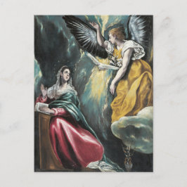 Postal Anunciación de El Greco