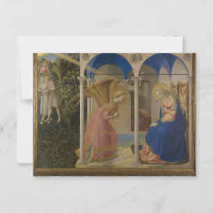 Postal Anunciación de Fra Angelico